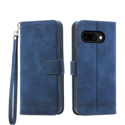 Dierfeng Dream Line TPU Hybrid PU Leather Phone Case, For Google Pixel 11 Pro XL, For Google Pixel 11 / Pixel 11 Pro, For Google Pixel 10a, For Google Pixel 9a, For Google Pixel 9 Pro, For Google Pixel 9, For Google Pixel 8a