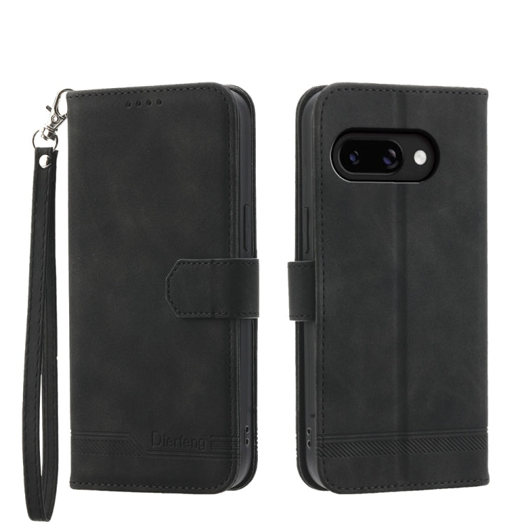 Dierfeng Dream Line TPU Hybrid PU Leather Phone Case, For Google Pixel 11 Pro XL, For Google Pixel 11 / Pixel 11 Pro, For Google Pixel 10a, For Google Pixel 9a, For Google Pixel 9 Pro, For Google Pixel 9, For Google Pixel 8a