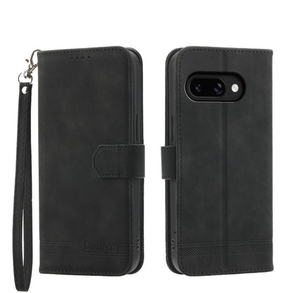 Dierfeng Dream Line TPU Hybrid PU Leather Phone Case, For Google Pixel 11 Pro XL, For Google Pixel 11 / Pixel 11 Pro, For Google Pixel 10a, For Google Pixel 9a, For Google Pixel 9 Pro, For Google Pixel 9, For Google Pixel 8a