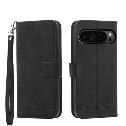 Dierfeng Dream Line TPU Hybrid PU Leather Phone Case, For Google Pixel 11 Pro XL, For Google Pixel 11 / Pixel 11 Pro, For Google Pixel 10a, For Google Pixel 9a, For Google Pixel 9 Pro, For Google Pixel 9, For Google Pixel 8a