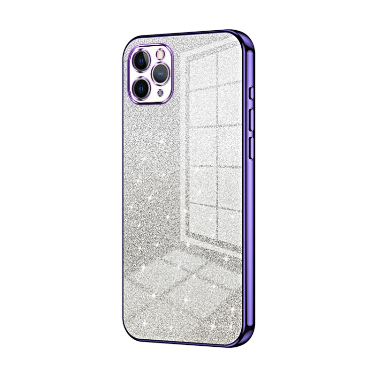 Gradient Glitter Powder Electroplated Phone Case, For iPhone 11 Pro Max, For iPhone 11, For iPhone 11 Pro, For iPhone X / XS, For iPhone XR, For iPhone XS Max, For iPhone 8 Plus / 7 Plus