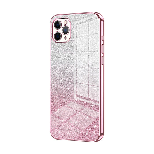 Gradient Glitter Powder Electroplated Phone Case, For iPhone 11 Pro Max, For iPhone 11, For iPhone 11 Pro, For iPhone X / XS, For iPhone XR, For iPhone XS Max, For iPhone 8 Plus / 7 Plus