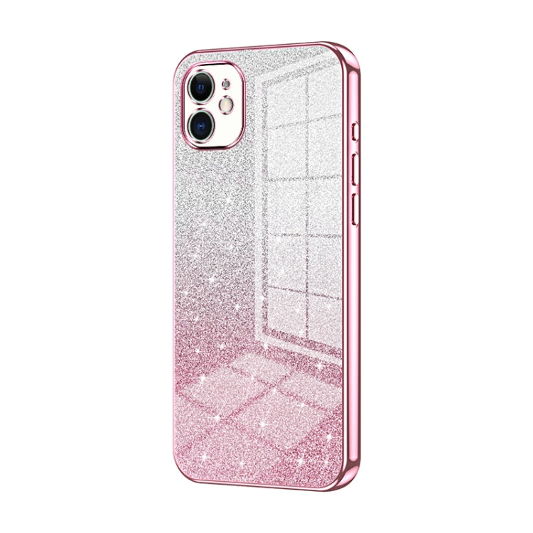 Gradient Glitter Powder Electroplated Phone Case, For iPhone 11 Pro Max, For iPhone 11, For iPhone 11 Pro, For iPhone X / XS, For iPhone XR, For iPhone XS Max, For iPhone 8 Plus / 7 Plus