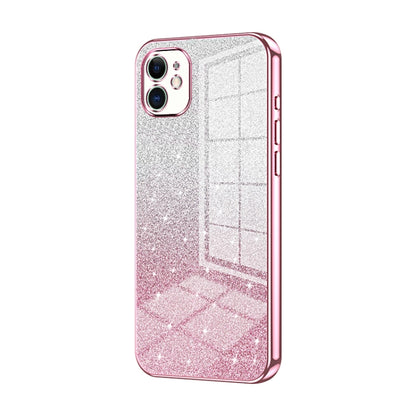 Gradient Glitter Powder Electroplated Phone Case, For iPhone 11 Pro Max, For iPhone 11, For iPhone 11 Pro, For iPhone X / XS, For iPhone XR, For iPhone XS Max, For iPhone 8 Plus / 7 Plus