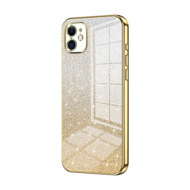 Gradient Glitter Powder Electroplated Phone Case, For iPhone 11 Pro Max, For iPhone 11, For iPhone 11 Pro, For iPhone X / XS, For iPhone XR, For iPhone XS Max, For iPhone 8 Plus / 7 Plus