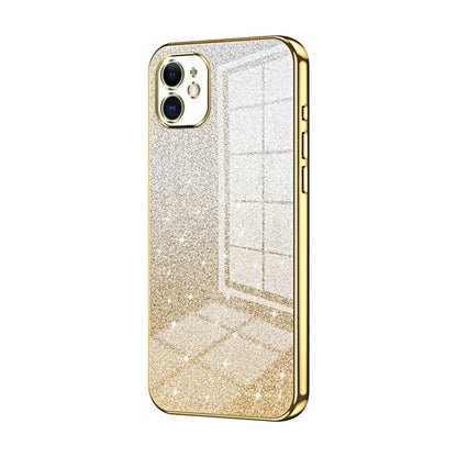 Gradient Glitter Powder Electroplated Phone Case, For iPhone 11 Pro Max, For iPhone 11, For iPhone 11 Pro, For iPhone X / XS, For iPhone XR, For iPhone XS Max, For iPhone 8 Plus / 7 Plus