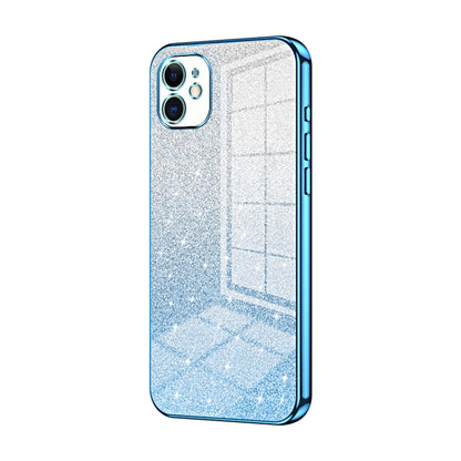 Gradient Glitter Powder Electroplated Phone Case, For iPhone 11 Pro Max, For iPhone 11, For iPhone 11 Pro, For iPhone X / XS, For iPhone XR, For iPhone XS Max, For iPhone 8 Plus / 7 Plus