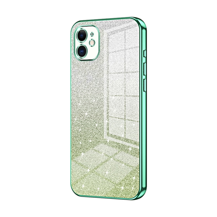 Gradient Glitter Powder Electroplated Phone Case, For iPhone 11 Pro Max, For iPhone 11, For iPhone 11 Pro, For iPhone X / XS, For iPhone XR, For iPhone XS Max, For iPhone 8 Plus / 7 Plus