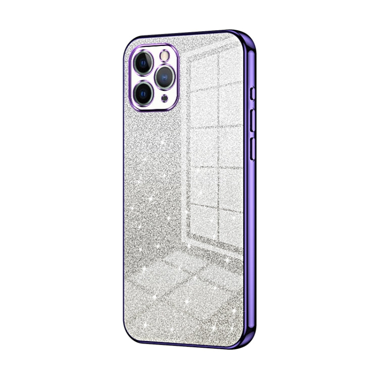 Gradient Glitter Powder Electroplated Phone Case, For iPhone 11 Pro Max, For iPhone 11, For iPhone 11 Pro, For iPhone X / XS, For iPhone XR, For iPhone XS Max, For iPhone 8 Plus / 7 Plus