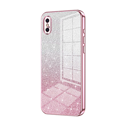 Gradient Glitter Powder Electroplated Phone Case, For iPhone 11 Pro Max, For iPhone 11, For iPhone 11 Pro, For iPhone X / XS, For iPhone XR, For iPhone XS Max, For iPhone 8 Plus / 7 Plus