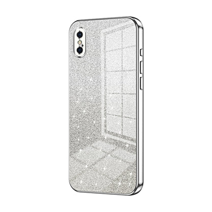 Gradient Glitter Powder Electroplated Phone Case, For iPhone 11 Pro Max, For iPhone 11, For iPhone 11 Pro, For iPhone X / XS, For iPhone XR, For iPhone XS Max, For iPhone 8 Plus / 7 Plus