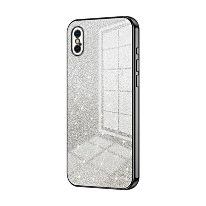 Gradient Glitter Powder Electroplated Phone Case, For iPhone 11 Pro Max, For iPhone 11, For iPhone 11 Pro, For iPhone X / XS, For iPhone XR, For iPhone XS Max, For iPhone 8 Plus / 7 Plus