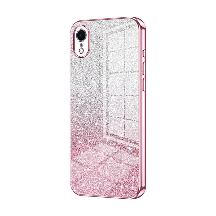 Gradient Glitter Powder Electroplated Phone Case, For iPhone 11 Pro Max, For iPhone 11, For iPhone 11 Pro, For iPhone X / XS, For iPhone XR, For iPhone XS Max, For iPhone 8 Plus / 7 Plus