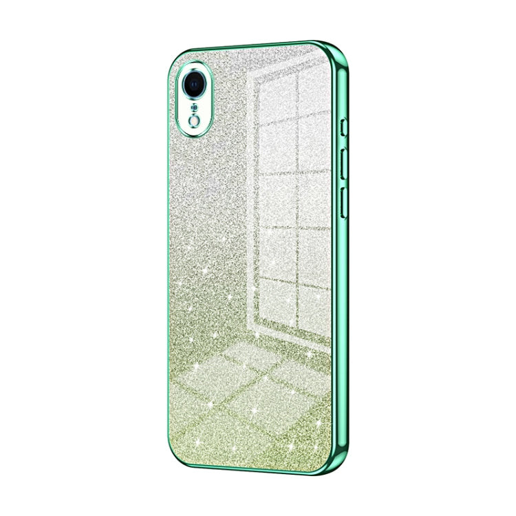 Gradient Glitter Powder Electroplated Phone Case, For iPhone 11 Pro Max, For iPhone 11, For iPhone 11 Pro, For iPhone X / XS, For iPhone XR, For iPhone XS Max, For iPhone 8 Plus / 7 Plus
