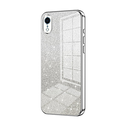 Gradient Glitter Powder Electroplated Phone Case, For iPhone 11 Pro Max, For iPhone 11, For iPhone 11 Pro, For iPhone X / XS, For iPhone XR, For iPhone XS Max, For iPhone 8 Plus / 7 Plus