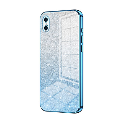 Gradient Glitter Powder Electroplated Phone Case, For iPhone 11 Pro Max, For iPhone 11, For iPhone 11 Pro, For iPhone X / XS, For iPhone XR, For iPhone XS Max, For iPhone 8 Plus / 7 Plus