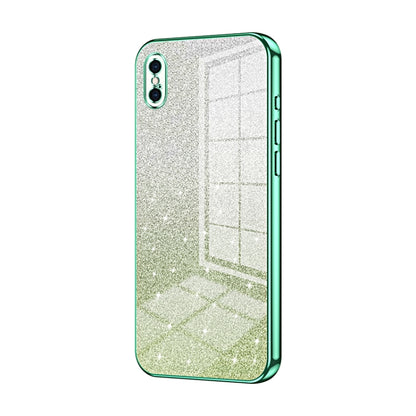Gradient Glitter Powder Electroplated Phone Case, For iPhone 11 Pro Max, For iPhone 11, For iPhone 11 Pro, For iPhone X / XS, For iPhone XR, For iPhone XS Max, For iPhone 8 Plus / 7 Plus