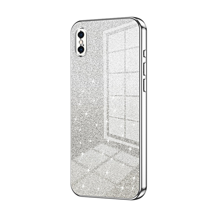 Gradient Glitter Powder Electroplated Phone Case, For iPhone 11 Pro Max, For iPhone 11, For iPhone 11 Pro, For iPhone X / XS, For iPhone XR, For iPhone XS Max, For iPhone 8 Plus / 7 Plus