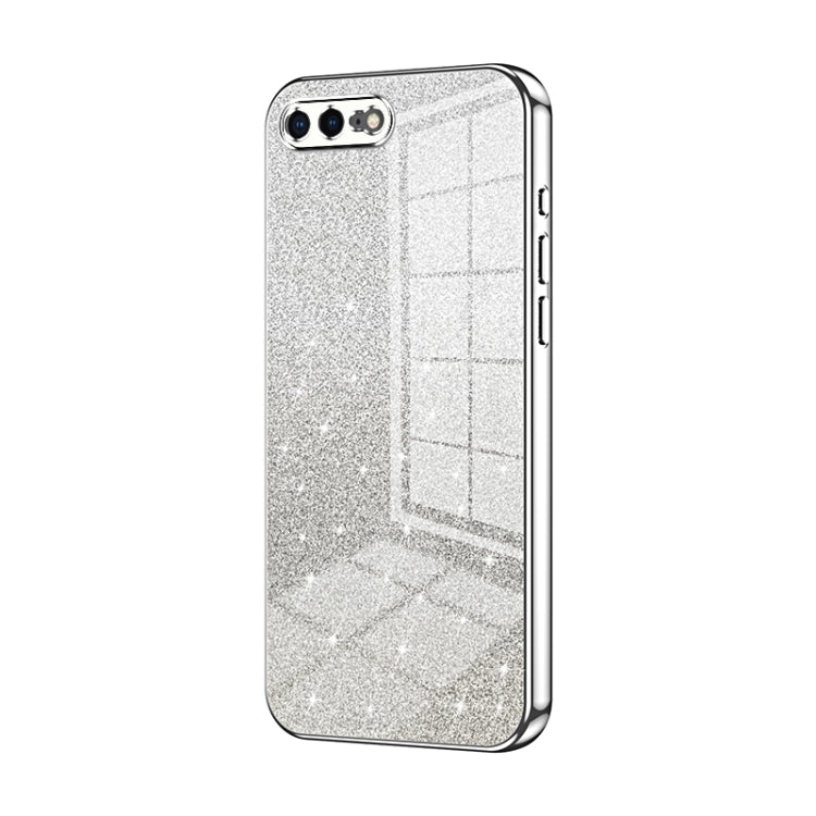 Gradient Glitter Powder Electroplated Phone Case, For iPhone 11 Pro Max, For iPhone 11, For iPhone 11 Pro, For iPhone X / XS, For iPhone XR, For iPhone XS Max, For iPhone 8 Plus / 7 Plus