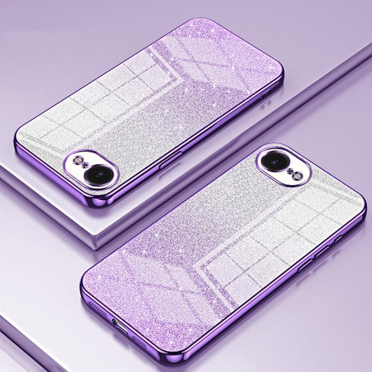 Gradient Glitter Powder Electroplated Phone Case, For iPhone 17e / 16e, For iPhone 17 Pro Max, For iPhone 17 Pro, For iPhone 17, For iPhone Air, For iPhone 16 Pro Max, For iPhone 16 Pro, For iPhone 16 Plus, For iPhone 16, For iPhone 15 Pro Max         ...