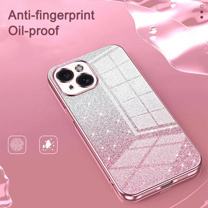 Gradient Glitter Powder Electroplated Phone Case, For iPhone 11 Pro Max, For iPhone 11, For iPhone 11 Pro, For iPhone X / XS, For iPhone XR, For iPhone XS Max, For iPhone 8 Plus / 7 Plus