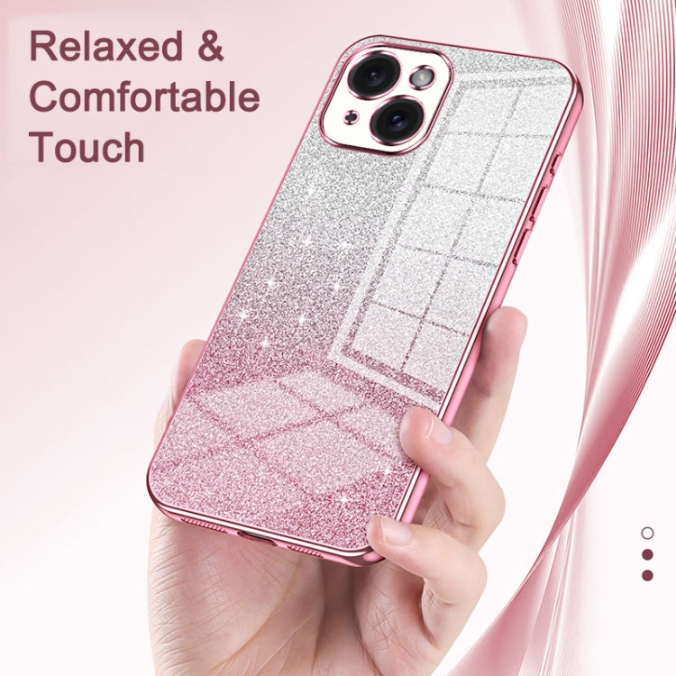 Gradient Glitter Powder Electroplated Phone Case, For iPhone 11 Pro Max, For iPhone 11, For iPhone 11 Pro, For iPhone X / XS, For iPhone XR, For iPhone XS Max, For iPhone 8 Plus / 7 Plus