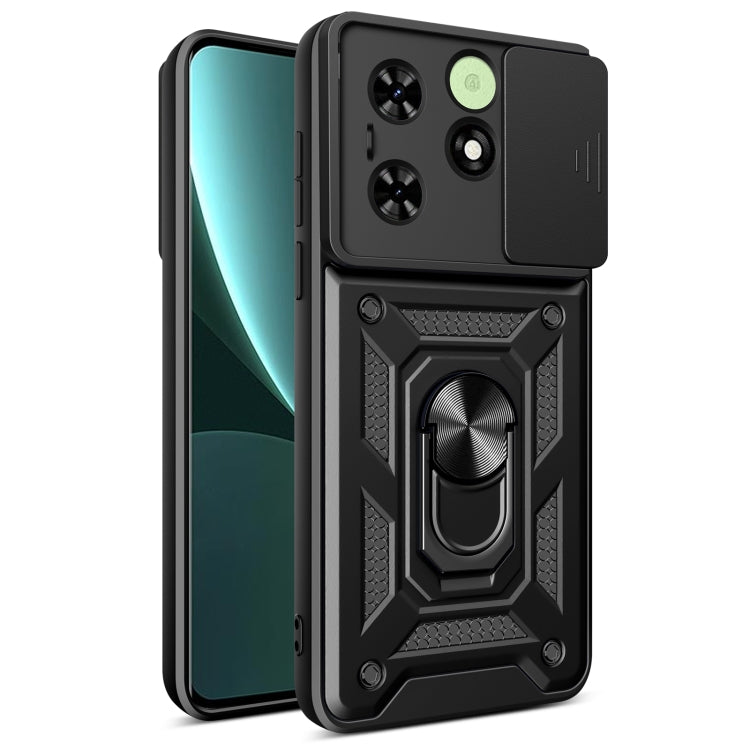 Sliding Camera Cover Design TPU+PC Phone Case, For Tecno Spark 50 4G, For Tecno Camon 50 Pro 4G, For Tecno Spark 40 Pro+ 4G, For Tecno Spark 40 Pro 4G, For Tecno Pova 7 4G, For Tecno Camon 40 Pro 4G, For Tecno Camon 40 Premier, For Tecno Camon 30S     ...