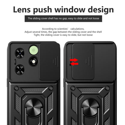 Sliding Camera Cover Design TPU+PC Phone Case, For Tecno Spark 50 4G, For Tecno Camon 50 Pro 4G, For Tecno Spark 40 Pro+ 4G, For Tecno Spark 40 Pro 4G, For Tecno Pova 7 4G, For Tecno Camon 40 Pro 4G, For Tecno Camon 40 Premier, For Tecno Camon 30S     ...