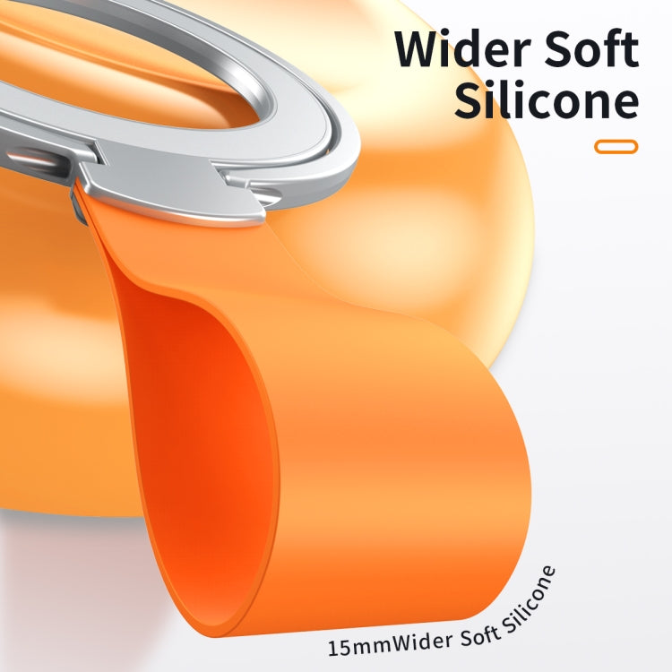 MagSafe Magnetic Pivot Stand Phone Ring Holder, Style 1 Silver, Style 1 Black + Orange, Style 1 Silver + Orange, Style 1 Black