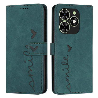 Skin Feel Heart Embossed Leather Phone Case with Long Lanyard, For Tecno Spark Go 5G 2025 Global, For Tecno Camon 30 Premier, For Tecno Pova 6, For Tecno Camon 30 Pro 5G, For Tecno Camon 30 4G / 5G, For Tecno Pova 6 Pro, For Tecno Spark 20 Pro+        ...
