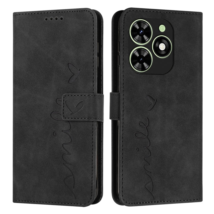 Skin Feel Heart Embossed Leather Phone Case with Long Lanyard, For Tecno Spark Go 5G 2025 Global, For Tecno Camon 30 Premier, For Tecno Pova 6, For Tecno Camon 30 Pro 5G, For Tecno Camon 30 4G / 5G, For Tecno Pova 6 Pro, For Tecno Spark 20 Pro+        ...