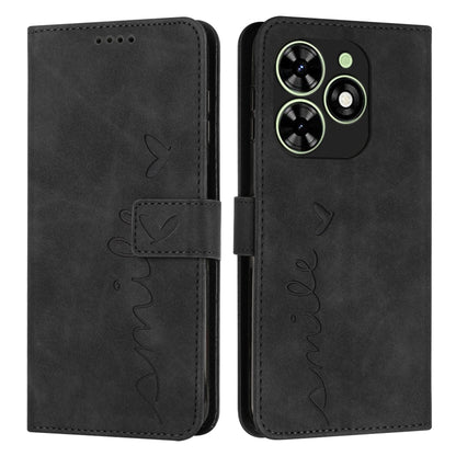 Skin Feel Heart Embossed Leather Phone Case with Long Lanyard, For Tecno Spark Go 5G 2025 Global, For Tecno Camon 30 Premier, For Tecno Pova 6, For Tecno Camon 30 Pro 5G, For Tecno Camon 30 4G / 5G, For Tecno Pova 6 Pro, For Tecno Spark 20 Pro+        ...