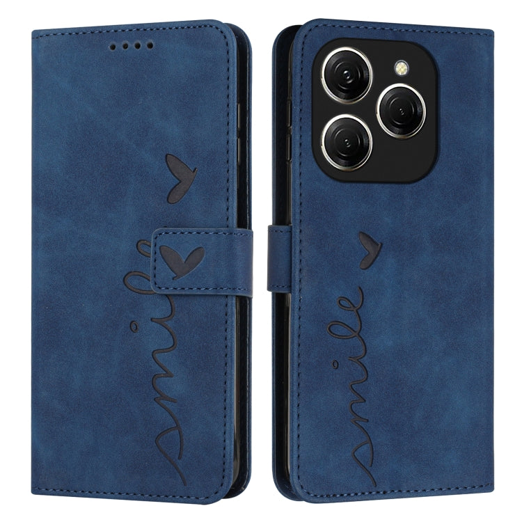 Skin Feel Heart Embossed Leather Phone Case with Long Lanyard, For Tecno Spark Go 5G 2025 Global, For Tecno Camon 30 Premier, For Tecno Pova 6, For Tecno Camon 30 Pro 5G, For Tecno Camon 30 4G / 5G, For Tecno Pova 6 Pro, For Tecno Spark 20 Pro+        ...
