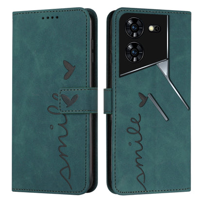 Skin Feel Heart Embossed Leather Phone Case with Long Lanyard, For Tecno Spark Go 5G 2025 Global, For Tecno Camon 30 Premier, For Tecno Pova 6, For Tecno Camon 30 Pro 5G, For Tecno Camon 30 4G / 5G, For Tecno Pova 6 Pro, For Tecno Spark 20 Pro+        ...