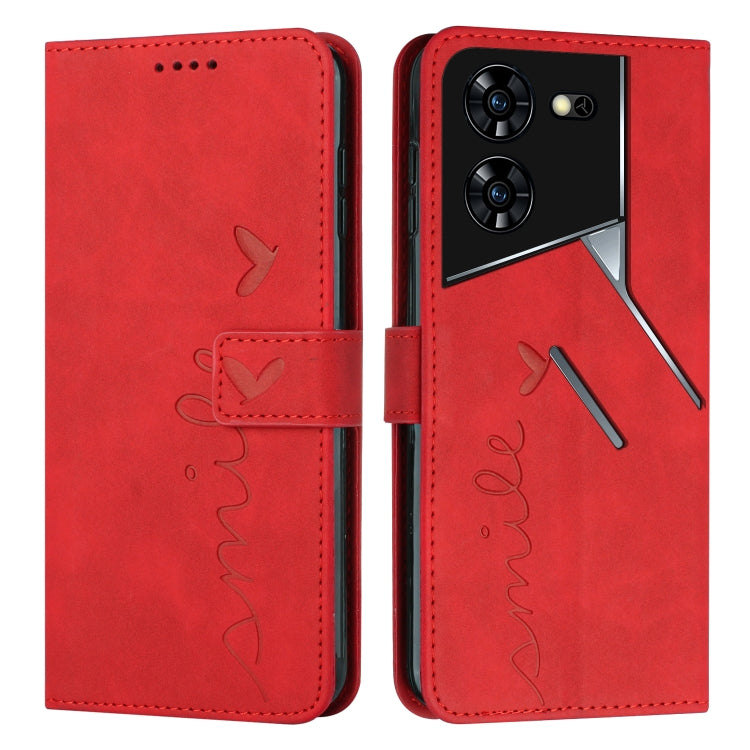 Skin Feel Heart Embossed Leather Phone Case with Long Lanyard, For Tecno Spark Go 5G 2025 Global, For Tecno Camon 30 Premier, For Tecno Pova 6, For Tecno Camon 30 Pro 5G, For Tecno Camon 30 4G / 5G, For Tecno Pova 6 Pro, For Tecno Spark 20 Pro+        ...