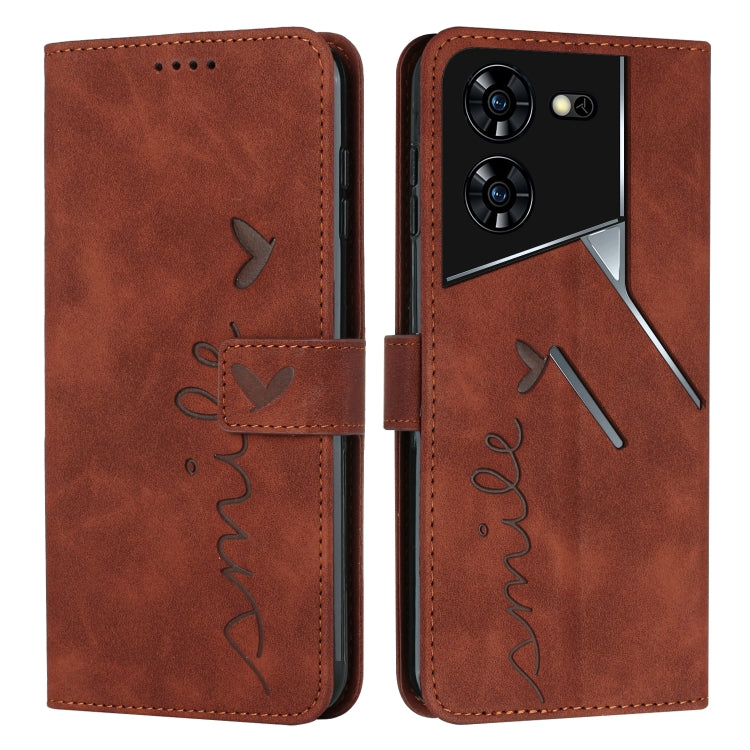 Skin Feel Heart Embossed Leather Phone Case with Long Lanyard, For Tecno Spark Go 5G 2025 Global, For Tecno Camon 30 Premier, For Tecno Pova 6, For Tecno Camon 30 Pro 5G, For Tecno Camon 30 4G / 5G, For Tecno Pova 6 Pro, For Tecno Spark 20 Pro+        ...