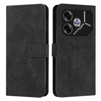 Skin Feel Heart Embossed Leather Phone Case with Long Lanyard, For Tecno Spark Go 5G 2025 Global, For Tecno Camon 30 Premier, For Tecno Pova 6, For Tecno Camon 30 Pro 5G, For Tecno Camon 30 4G / 5G, For Tecno Pova 6 Pro, For Tecno Spark 20 Pro+        ...