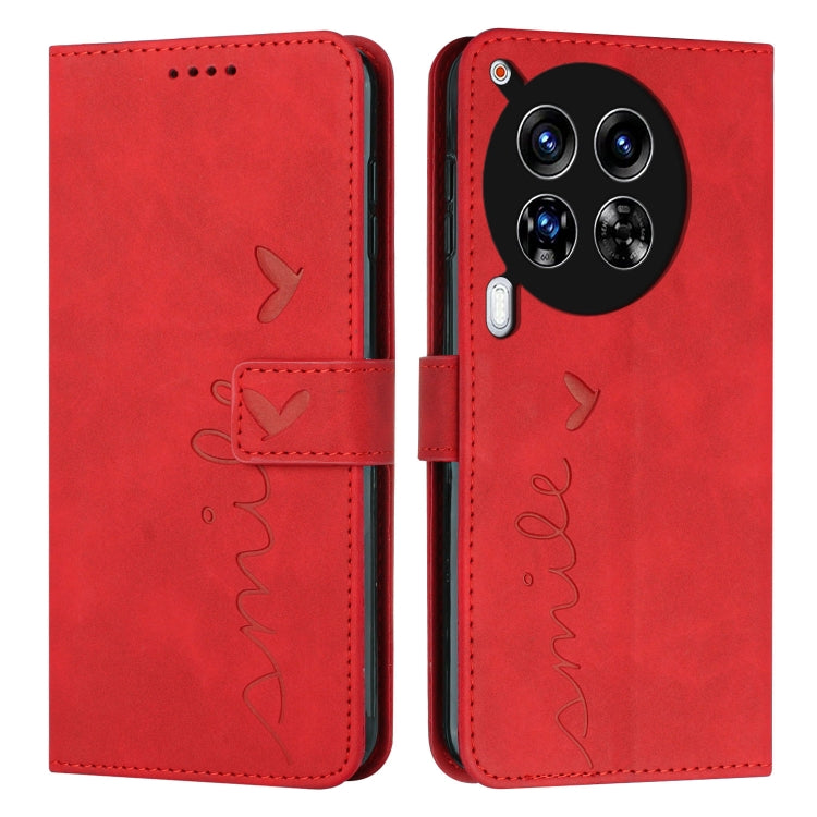 Skin Feel Heart Embossed Leather Phone Case with Long Lanyard, For Tecno Spark Go 5G 2025 Global, For Tecno Camon 30 Premier, For Tecno Pova 6, For Tecno Camon 30 Pro 5G, For Tecno Camon 30 4G / 5G, For Tecno Pova 6 Pro, For Tecno Spark 20 Pro+        ...