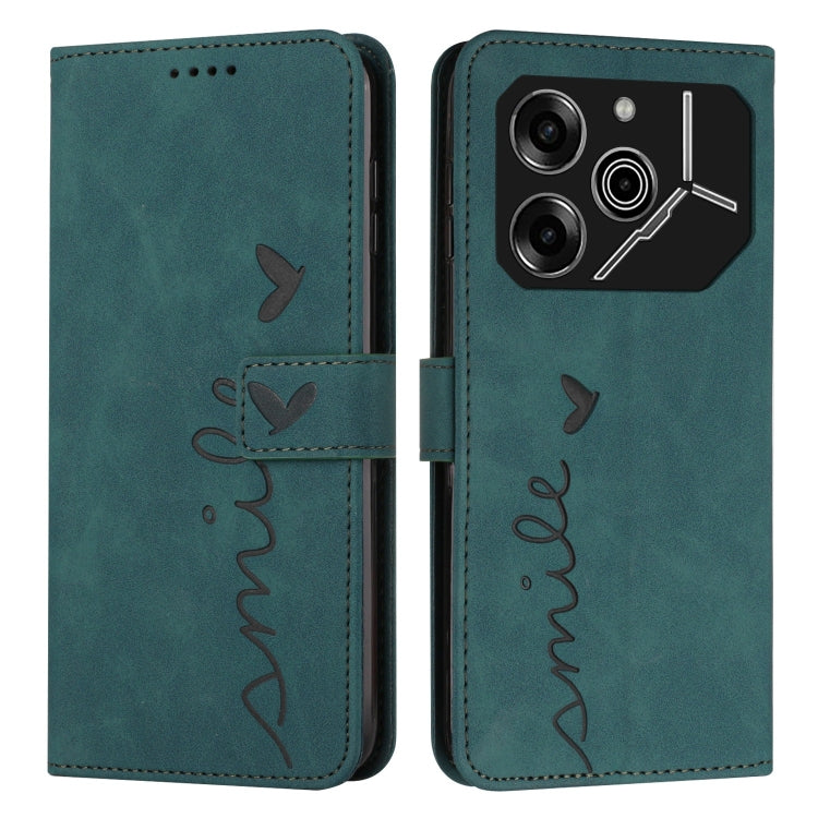 Skin Feel Heart Embossed Leather Phone Case with Long Lanyard, For Tecno Spark Go 5G 2025 Global, For Tecno Camon 30 Premier, For Tecno Pova 6, For Tecno Camon 30 Pro 5G, For Tecno Camon 30 4G / 5G, For Tecno Pova 6 Pro, For Tecno Spark 20 Pro+        ...