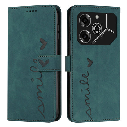 Skin Feel Heart Embossed Leather Phone Case with Long Lanyard, For Tecno Spark Go 5G 2025 Global, For Tecno Camon 30 Premier, For Tecno Pova 6, For Tecno Camon 30 Pro 5G, For Tecno Camon 30 4G / 5G, For Tecno Pova 6 Pro, For Tecno Spark 20 Pro+        ...