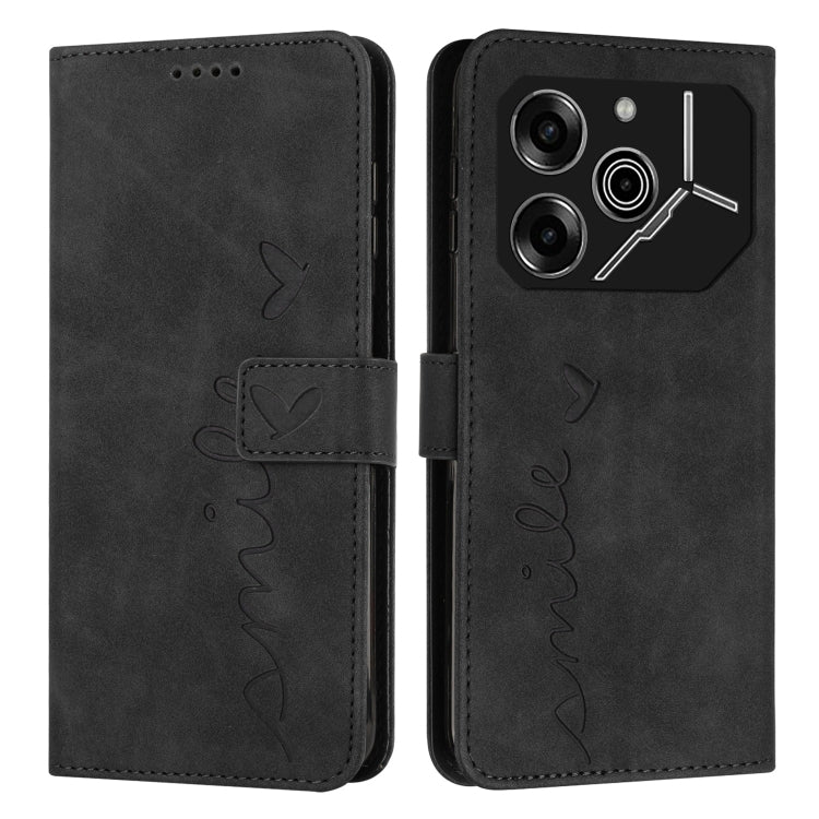 Skin Feel Heart Embossed Leather Phone Case with Long Lanyard, For Tecno Spark Go 5G 2025 Global, For Tecno Camon 30 Premier, For Tecno Pova 6, For Tecno Camon 30 Pro 5G, For Tecno Camon 30 4G / 5G, For Tecno Pova 6 Pro, For Tecno Spark 20 Pro+        ...