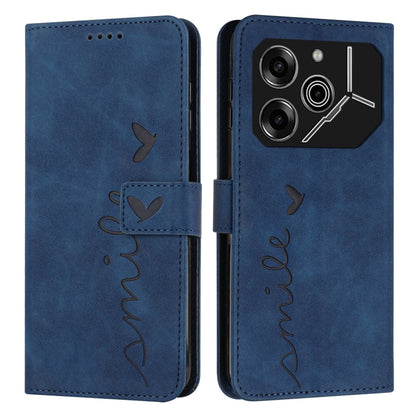 Skin Feel Heart Embossed Leather Phone Case with Long Lanyard, For Tecno Spark Go 5G 2025 Global, For Tecno Camon 30 Premier, For Tecno Pova 6, For Tecno Camon 30 Pro 5G, For Tecno Camon 30 4G / 5G, For Tecno Pova 6 Pro, For Tecno Spark 20 Pro+        ...