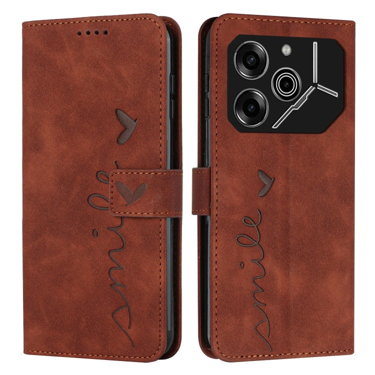 Skin Feel Heart Embossed Leather Phone Case with Long Lanyard, For Tecno Spark Go 5G 2025 Global, For Tecno Camon 30 Premier, For Tecno Pova 6, For Tecno Camon 30 Pro 5G, For Tecno Camon 30 4G / 5G, For Tecno Pova 6 Pro, For Tecno Spark 20 Pro+        ...