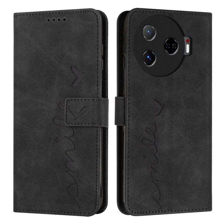 Skin Feel Heart Embossed Leather Phone Case with Long Lanyard, For Tecno Spark Go 5G 2025 Global, For Tecno Camon 30 Premier, For Tecno Pova 6, For Tecno Camon 30 Pro 5G, For Tecno Camon 30 4G / 5G, For Tecno Pova 6 Pro, For Tecno Spark 20 Pro+        ...