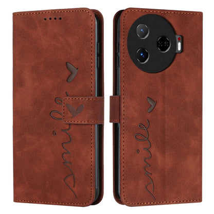 Skin Feel Heart Embossed Leather Phone Case with Long Lanyard, For Tecno Spark Go 5G 2025 Global, For Tecno Camon 30 Premier, For Tecno Pova 6, For Tecno Camon 30 Pro 5G, For Tecno Camon 30 4G / 5G, For Tecno Pova 6 Pro, For Tecno Spark 20 Pro+        ...