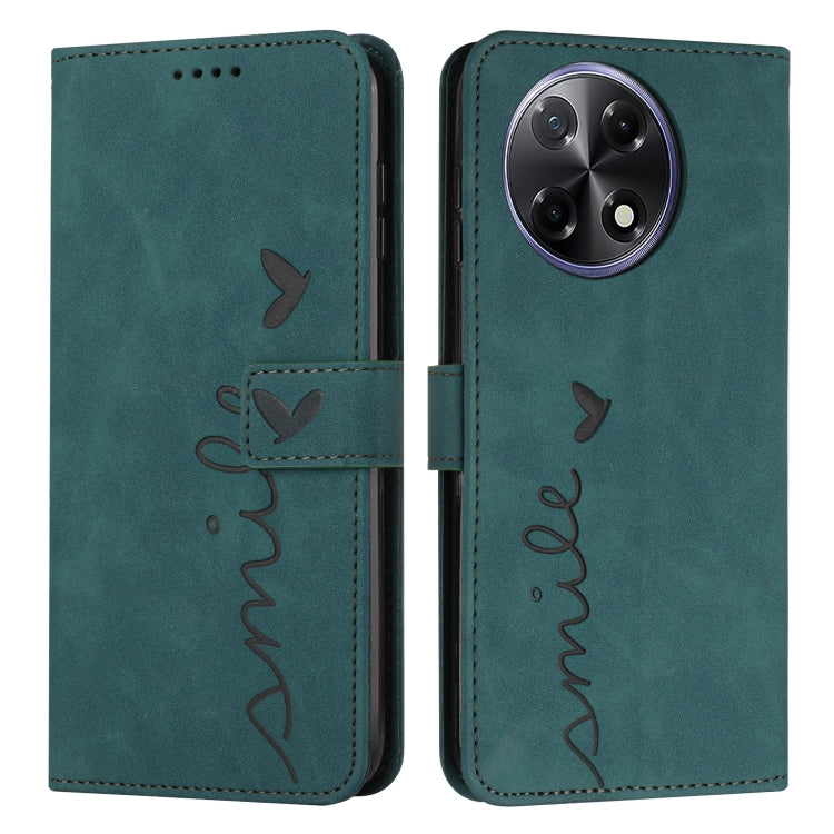 Skin Feel Heart Embossed Leather Phone Case with Long Lanyard, For Tecno Spark 50 5G, For Tenco Pova Slim 5G, For Tecno Spark 40C, For Tecno Pova 7 Pro 5G, For Tecno Pova 7 5G, For Tecno Spark 40 Pro+ 4G, For Tecno Spark 40 Pro 4G, For Tecno Spark 40 4...