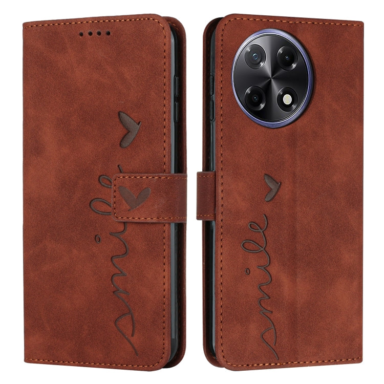 Skin Feel Heart Embossed Leather Phone Case with Long Lanyard, For Tecno Spark 50 5G, For Tenco Pova Slim 5G, For Tecno Spark 40C, For Tecno Pova 7 Pro 5G, For Tecno Pova 7 5G, For Tecno Spark 40 Pro+ 4G, For Tecno Spark 40 Pro 4G, For Tecno Spark 40 4...