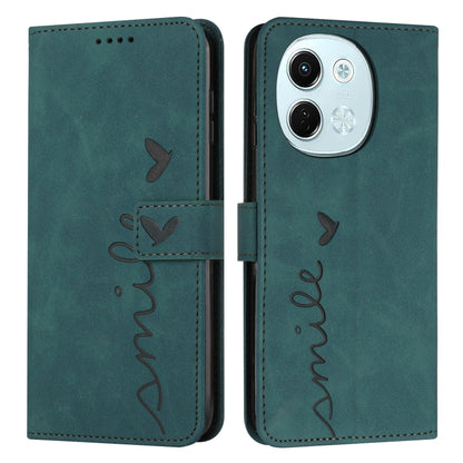 Skin Feel Heart Embossed Leather Phone Case with Long Lanyard, For Tecno Spark 50 5G, For Tenco Pova Slim 5G, For Tecno Spark 40C, For Tecno Pova 7 Pro 5G, For Tecno Pova 7 5G, For Tecno Spark 40 Pro+ 4G, For Tecno Spark 40 Pro 4G, For Tecno Spark 40 4...