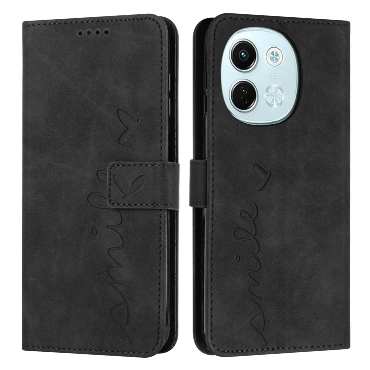 Skin Feel Heart Embossed Leather Phone Case with Long Lanyard, For Tecno Spark 50 5G, For Tenco Pova Slim 5G, For Tecno Spark 40C, For Tecno Pova 7 Pro 5G, For Tecno Pova 7 5G, For Tecno Spark 40 Pro+ 4G, For Tecno Spark 40 Pro 4G, For Tecno Spark 40 4...