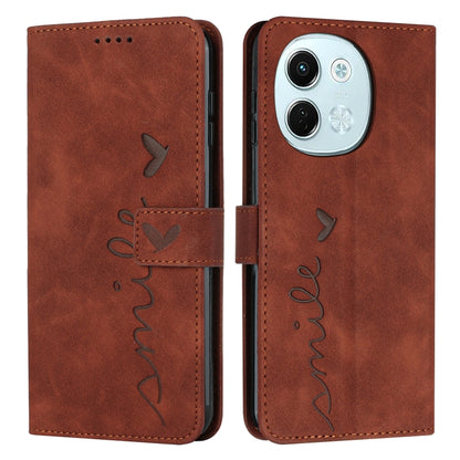 Skin Feel Heart Embossed Leather Phone Case with Long Lanyard, For Tecno Spark 50 5G, For Tenco Pova Slim 5G, For Tecno Spark 40C, For Tecno Pova 7 Pro 5G, For Tecno Pova 7 5G, For Tecno Spark 40 Pro+ 4G, For Tecno Spark 40 Pro 4G, For Tecno Spark 40 4...